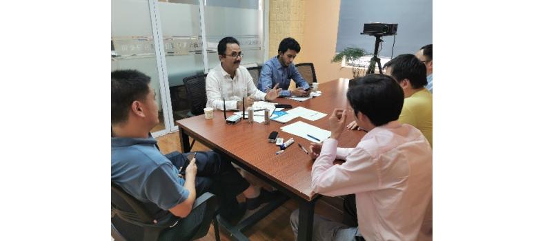 印度外商客戶來我司考察